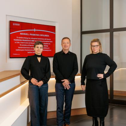 V.l.n.r.: Meike Voigt, Vinzent Fliegner, Johanna Schack