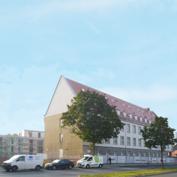 Blick auf die Baustelle Blick auf die Baustelle