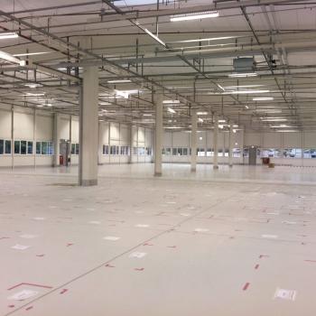 Innenansicht der modernisierten Halle Innenansicht der modernisierten Halle