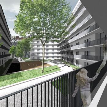Visualisierung Innenhof Visualisierung Innenhof