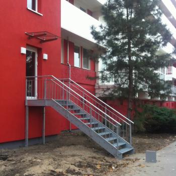 Treppe zum Personaleingang Treppe zum Personaleingang