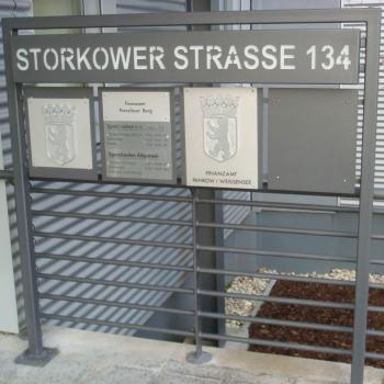 neu geplante Beschilderung