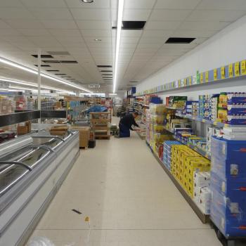 Lidl Markt eingerichtet Innenansicht