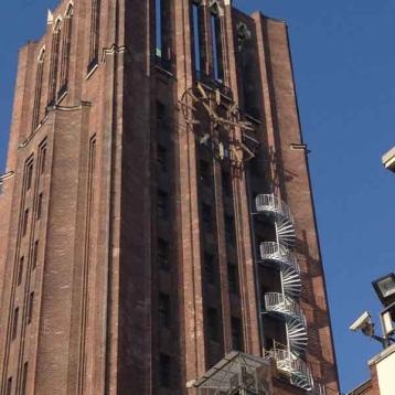 Ullsteinhaus Uhrenturm Brandschutzkonzept Feuerschild Brandschutz Brandschutzfachplanung Berlin