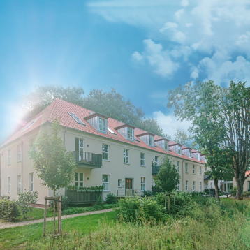 Blick auf Gebäude 8a Blick auf Gebäude 8a