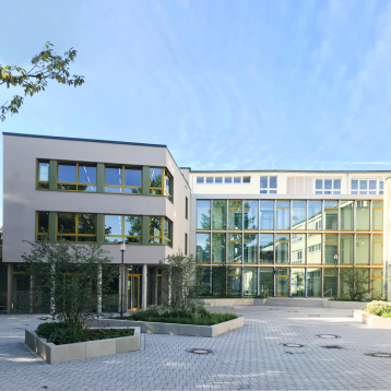 Blick auf den Erweiterungsbau Blick auf den Erweiterungsbau